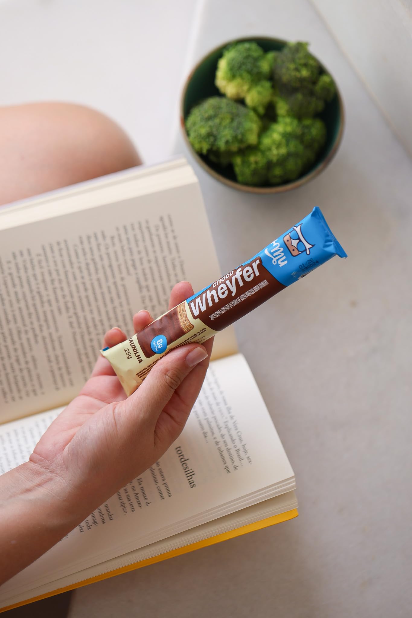 Mais Mu - Chocowheyfer Proteico Protein Snack Bar - Vanilla Flavor - Contains 12 Units