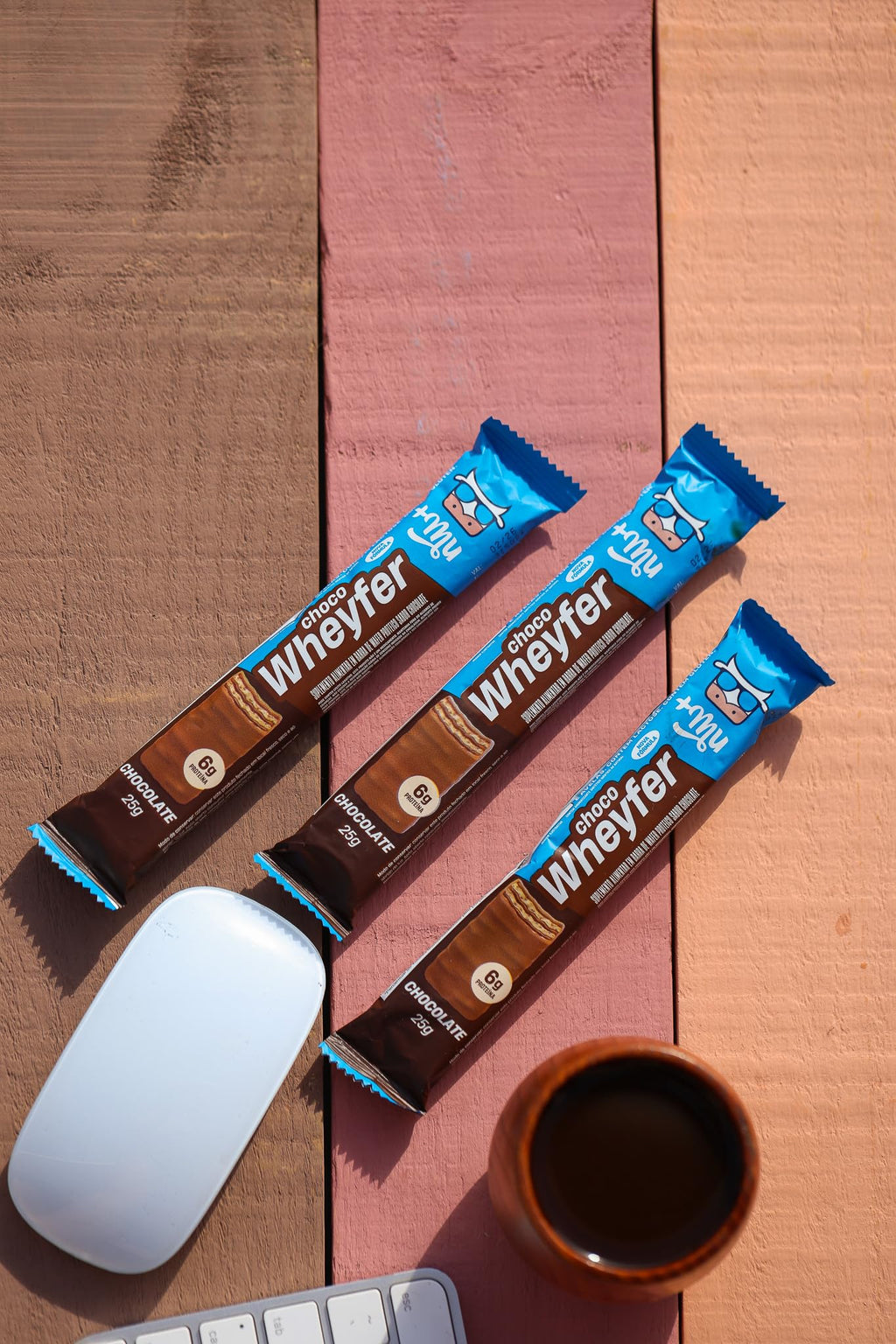 +Mu Chocowheyfer Protein Chocolate Flavor - Display with 12 Units