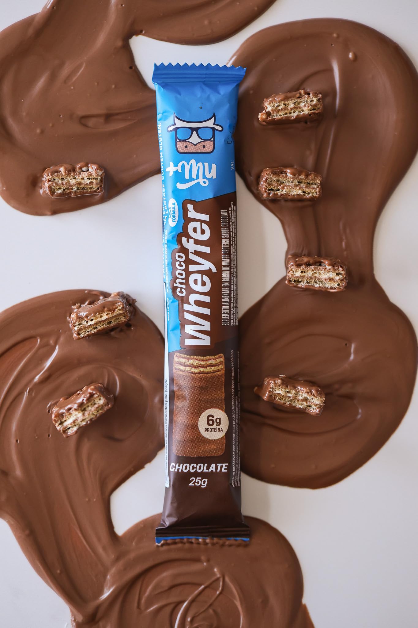 +Mu Chocowheyfer Protein Chocolate Flavor - Display with 12 Units